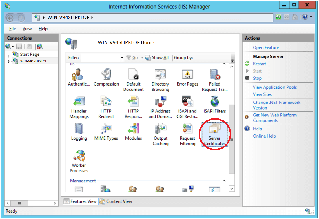 iis manager